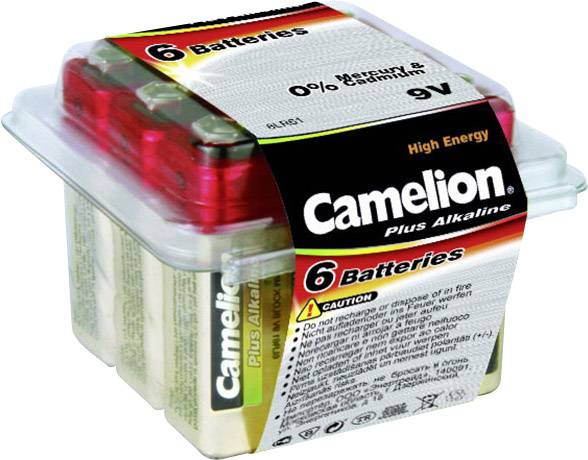 Camelion 6LR61 Pile 6LR61 (9V) alcaline(s) 700 mAh 9 V 6 pc(s)