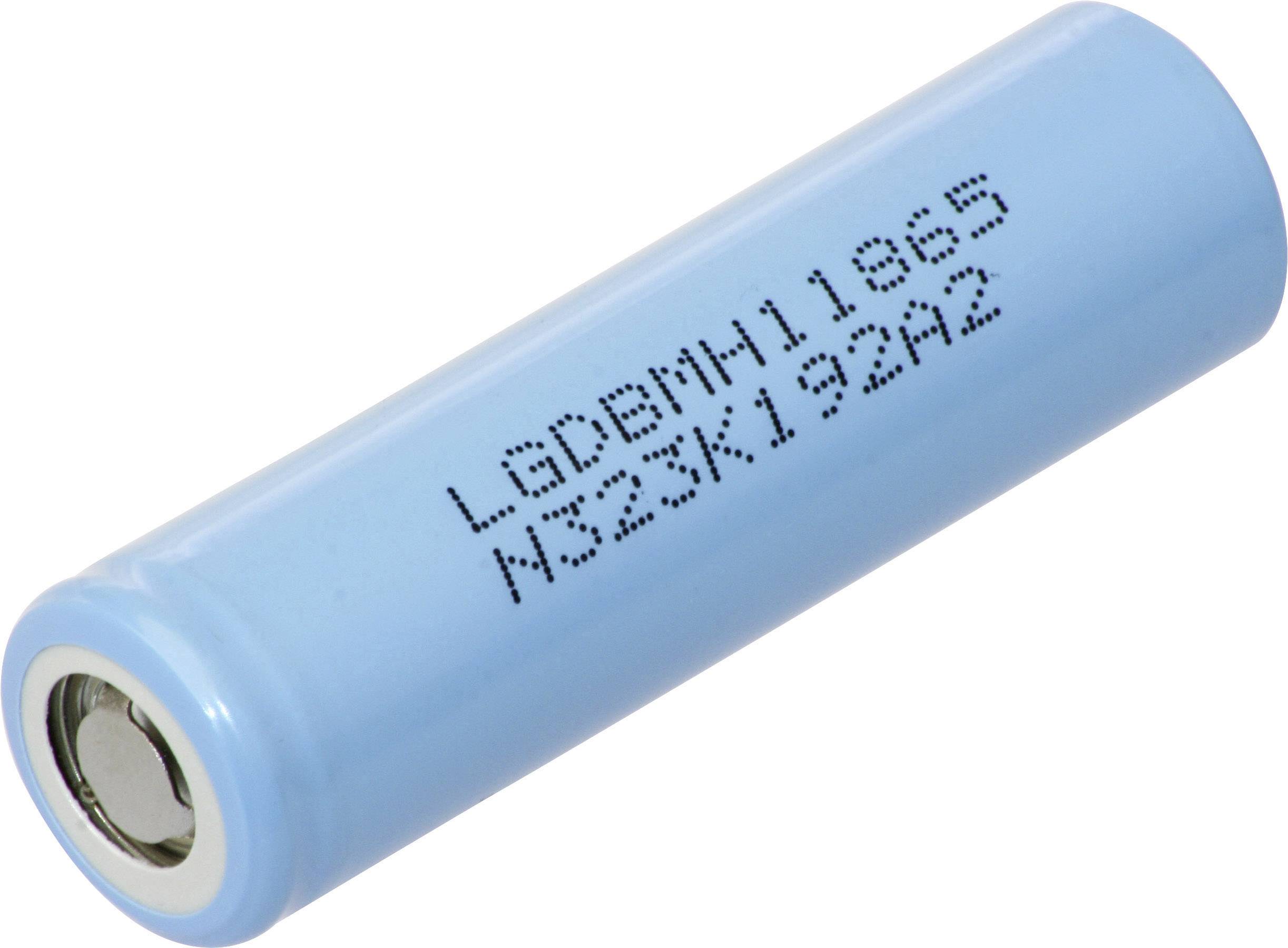 LG Chem INR18650MH1 Pile rechargeable spéciale 18650 résiste aux courants élevés Li-Ion 3.7 V 3000 mAh 1 pc(s)