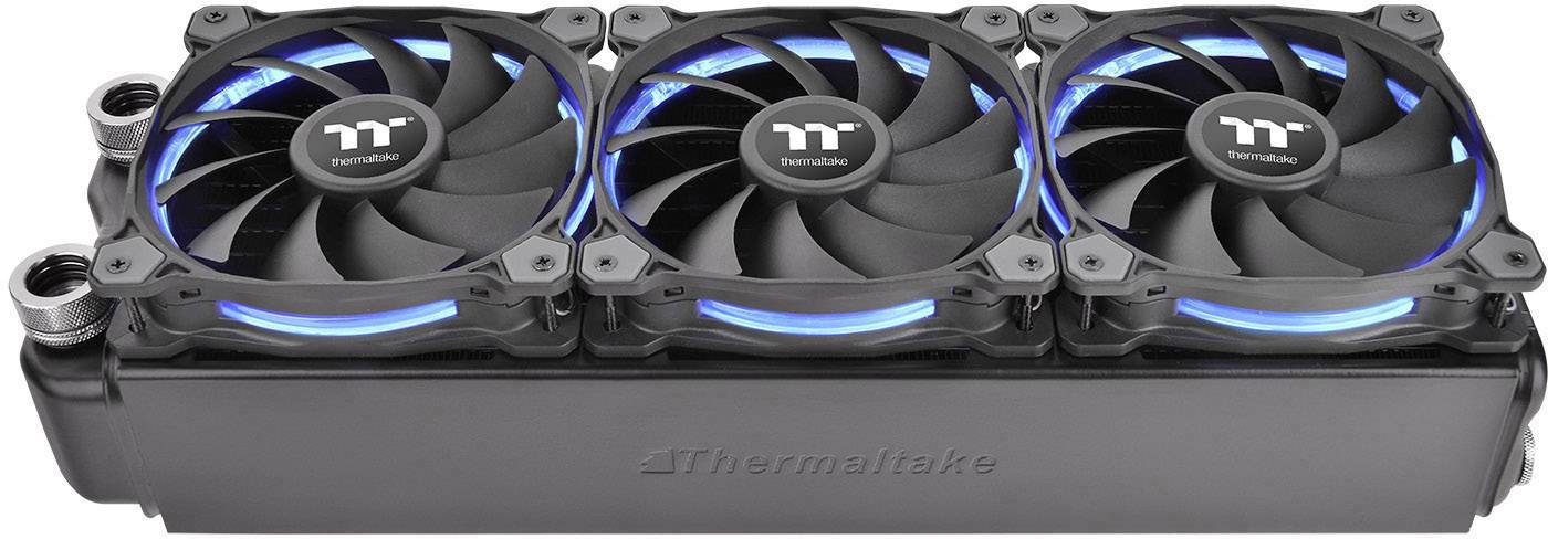Thermaltake RIING 14 LED Ventilateur pour PC RVB (l x H x P) 140 x 140 x 25 mm avec éclairage LED