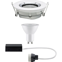 Paulmann Nova Spot encastrable pour salle de bains LED GU10 7 W IP65 blanc mat, chrome Paulmann Nova Spot encastrable pour salle de bains LED GU10 7 W IP65 blanc mat, chrome