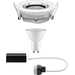 Paulmann Nova Spot encastrable pour salle de bains LED GU10 7 W IP65 blanc mat, chrome Paulmann Nova Spot encastrable pour salle de bains LED GU10 7 W IP65 blanc mat, chrome