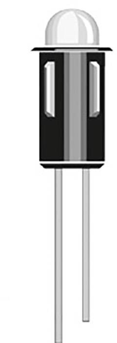 Oshino MD-557Y Voyant de signalisation LED jaune 2.1 V/DC 30 mcd