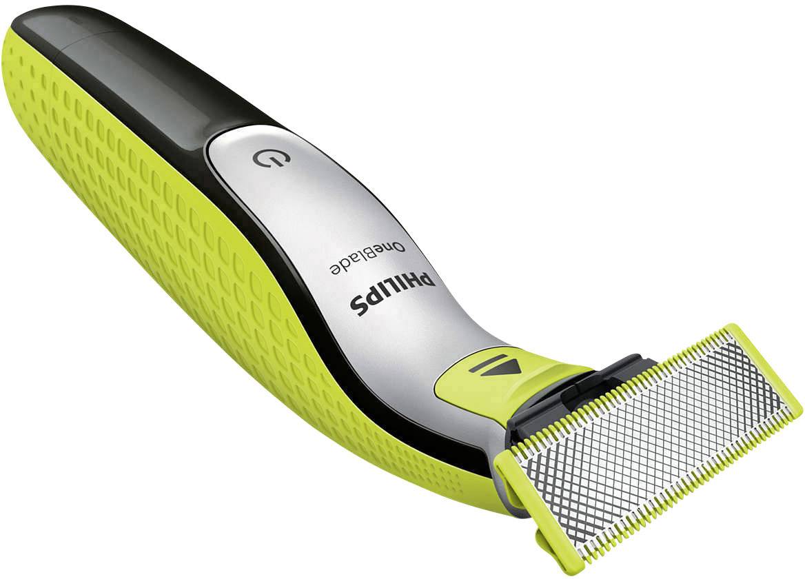 Philips OneBlade QP2530/20 Rasoir, Tondeuse à barbe lavable vert clair, gris foncé