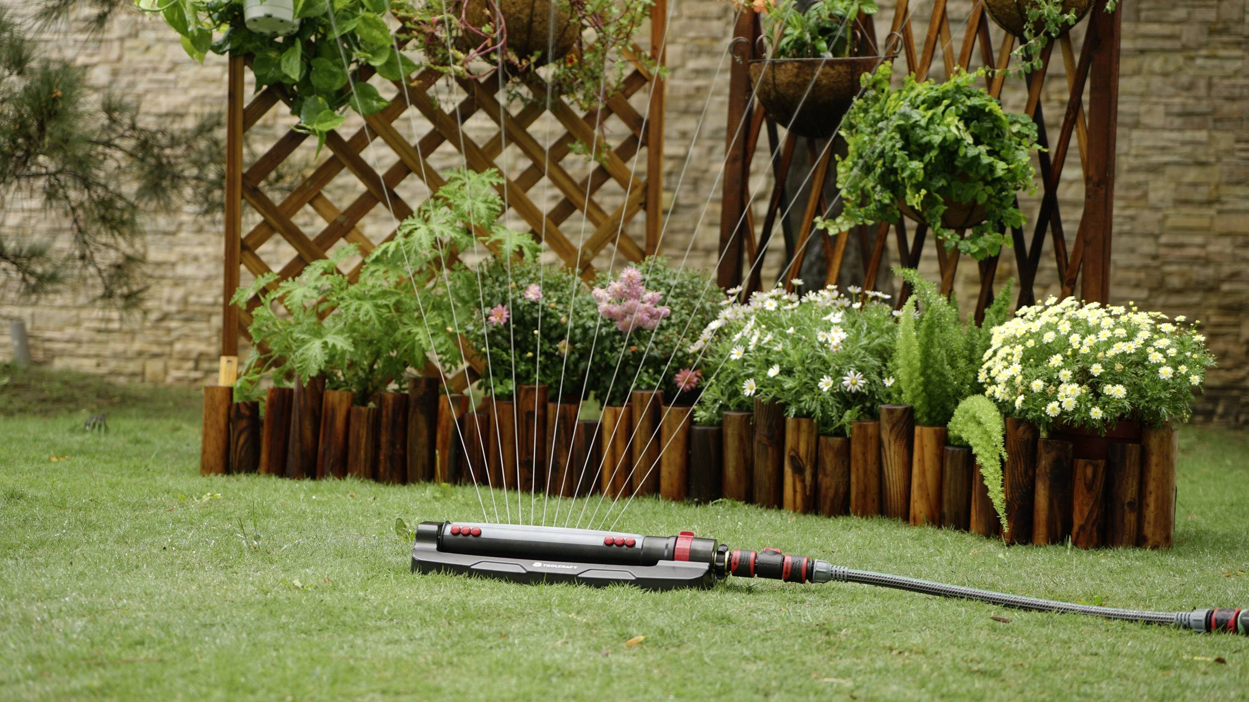 Arroseur oscillant TOOLCRAFT 1561112 418 m² (max.)