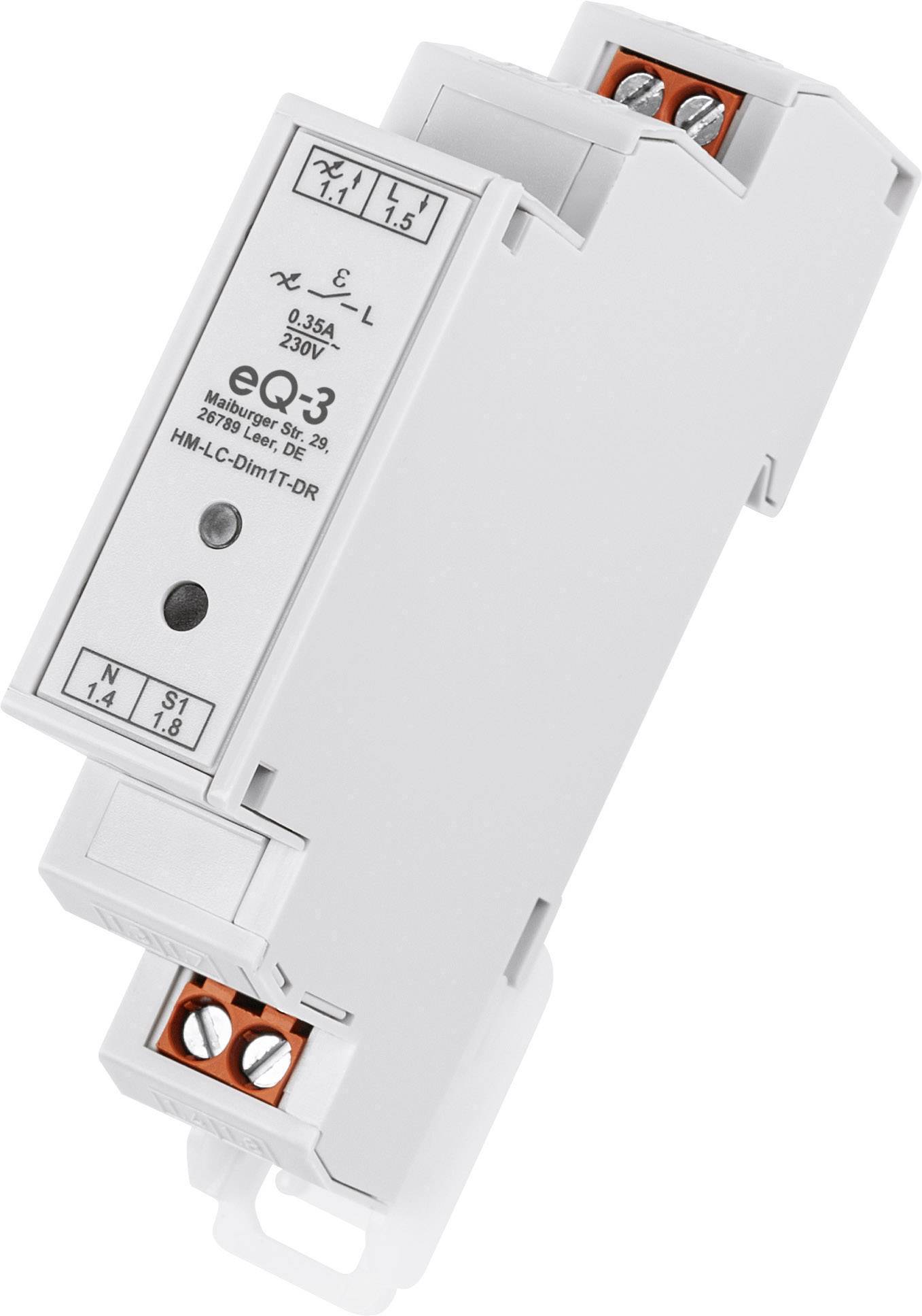 Homematic HM-LC-Dim1T-DR sans fil Actionneur de gradation profilé 80 W