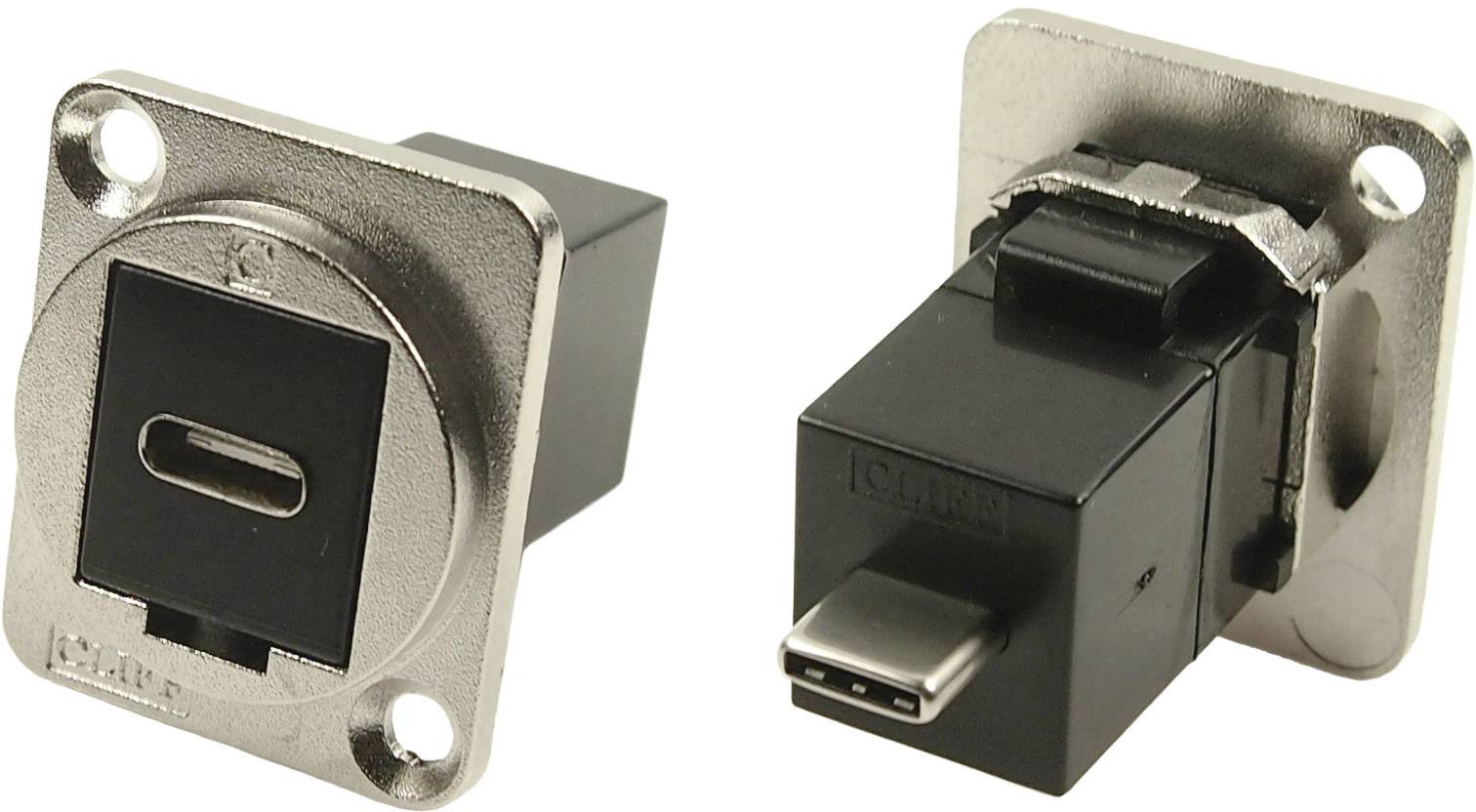 Adaptateur USB-C® femelle vers USB-C® mâle Cliff CP30211M 1 pc(s)