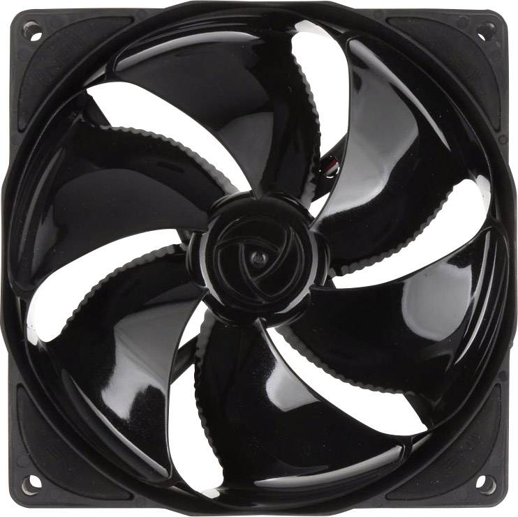NoiseBlocker NB-eLoop B12-PS Black Edition Ventilateur pour PC noir (l x H x P) 120 x 120 x 25 mm