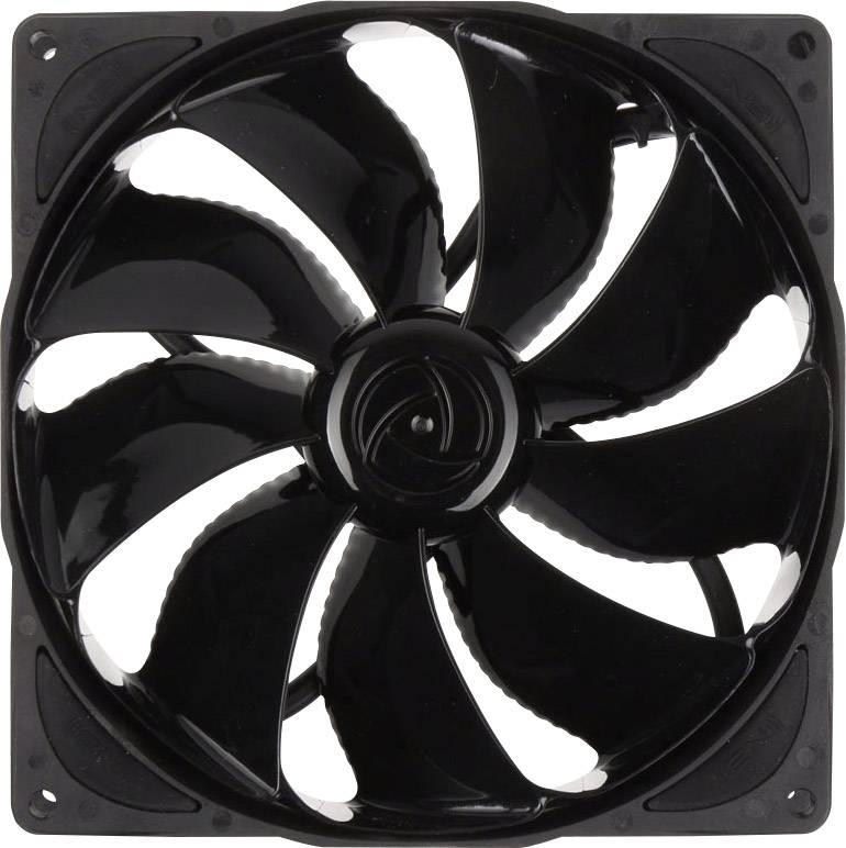 NoiseBlocker NB-eLoop B14-PS Black Edition Ventilateur pour PC noir (l x H x P) 140 x 140 x 29 mm