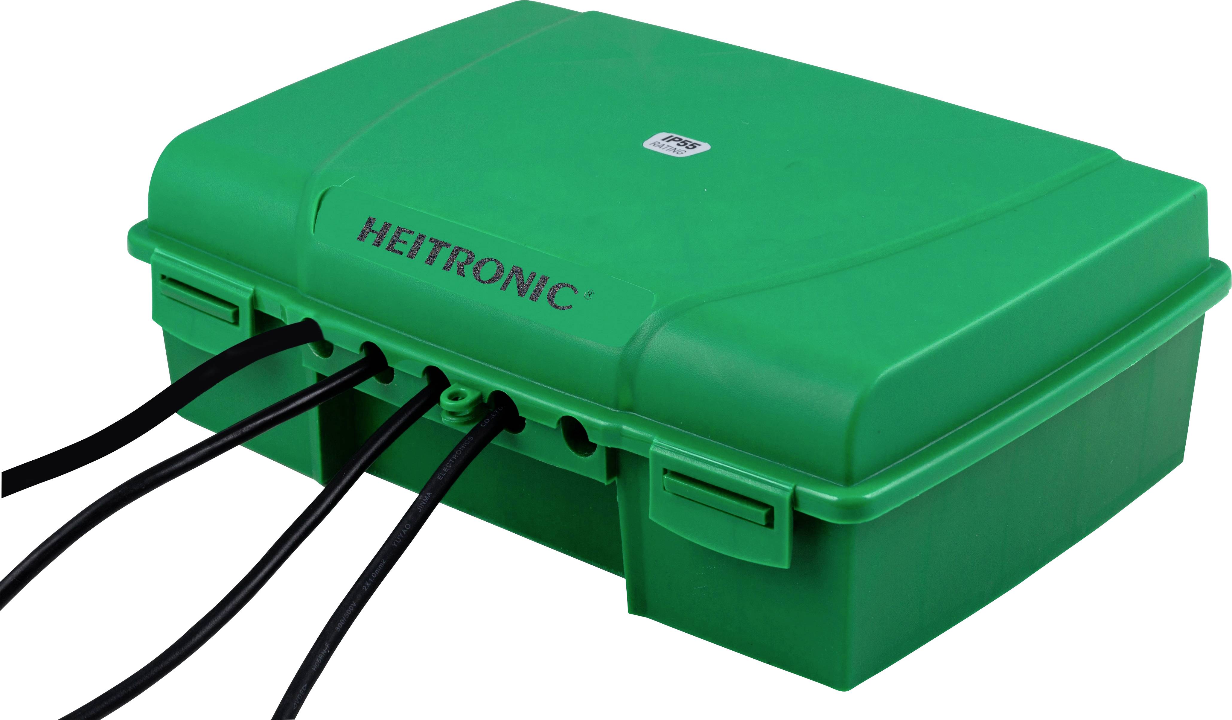Boîtier répartiteur Heitronic 21046 vert