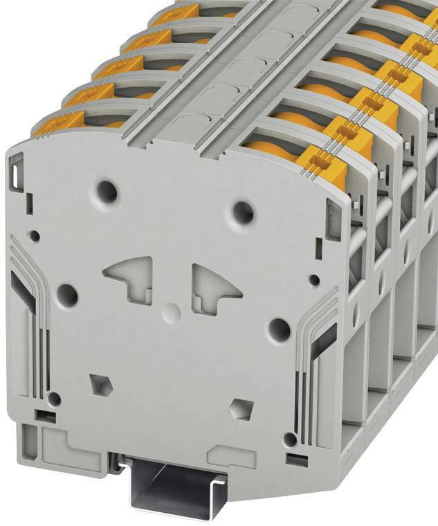 Phoenix Contact 3260050 Bloc de jonction pour courant 20 mm borne à ressort gris 10 pc(s)