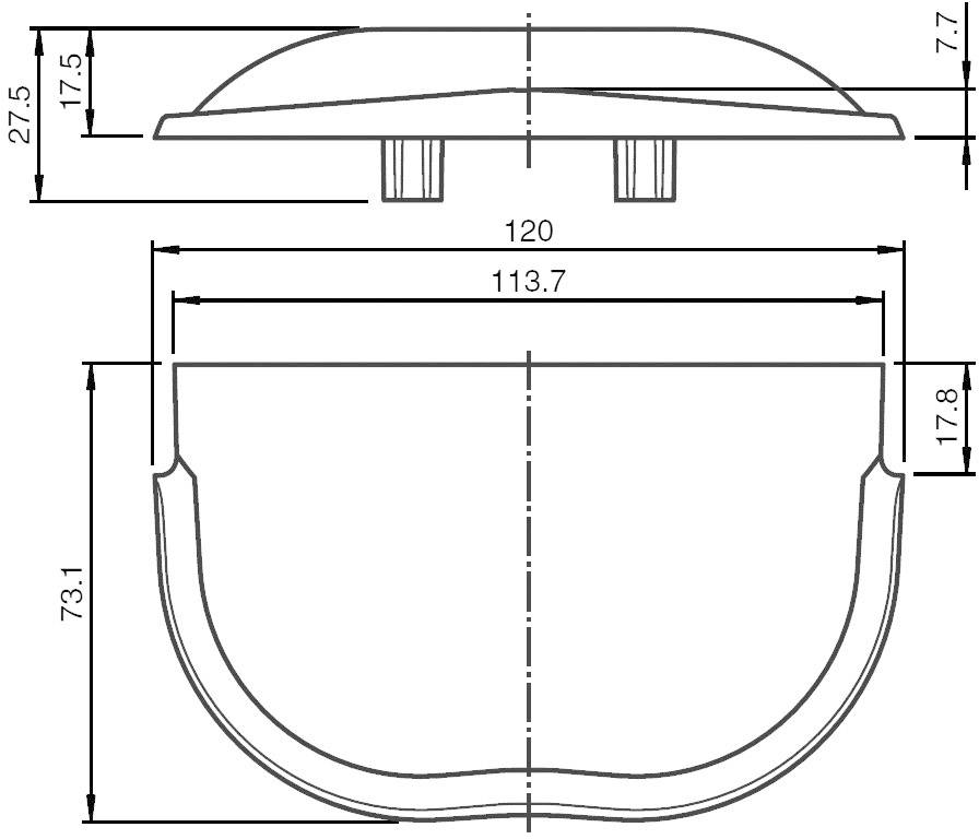 Capot de protection pour détecteur de mouvement radar RaDec-M