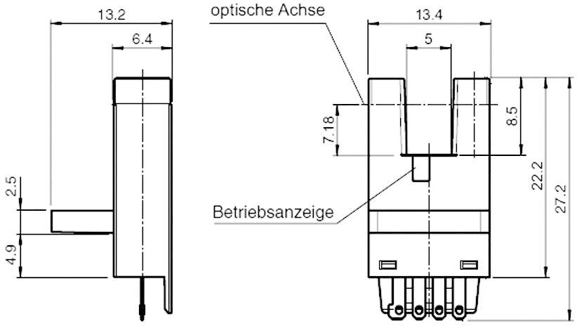 Cellule opto-électronique mode Pepperl+Fuchs GL5-J/43a/155