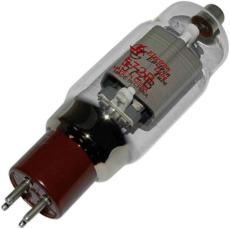 BTB Vertrieb 572 B Tube électronique Triode de puissance 2400 V 250 mA Nombre de pôles: 4 Culot: UX-4 Contenu 1 pc(s)