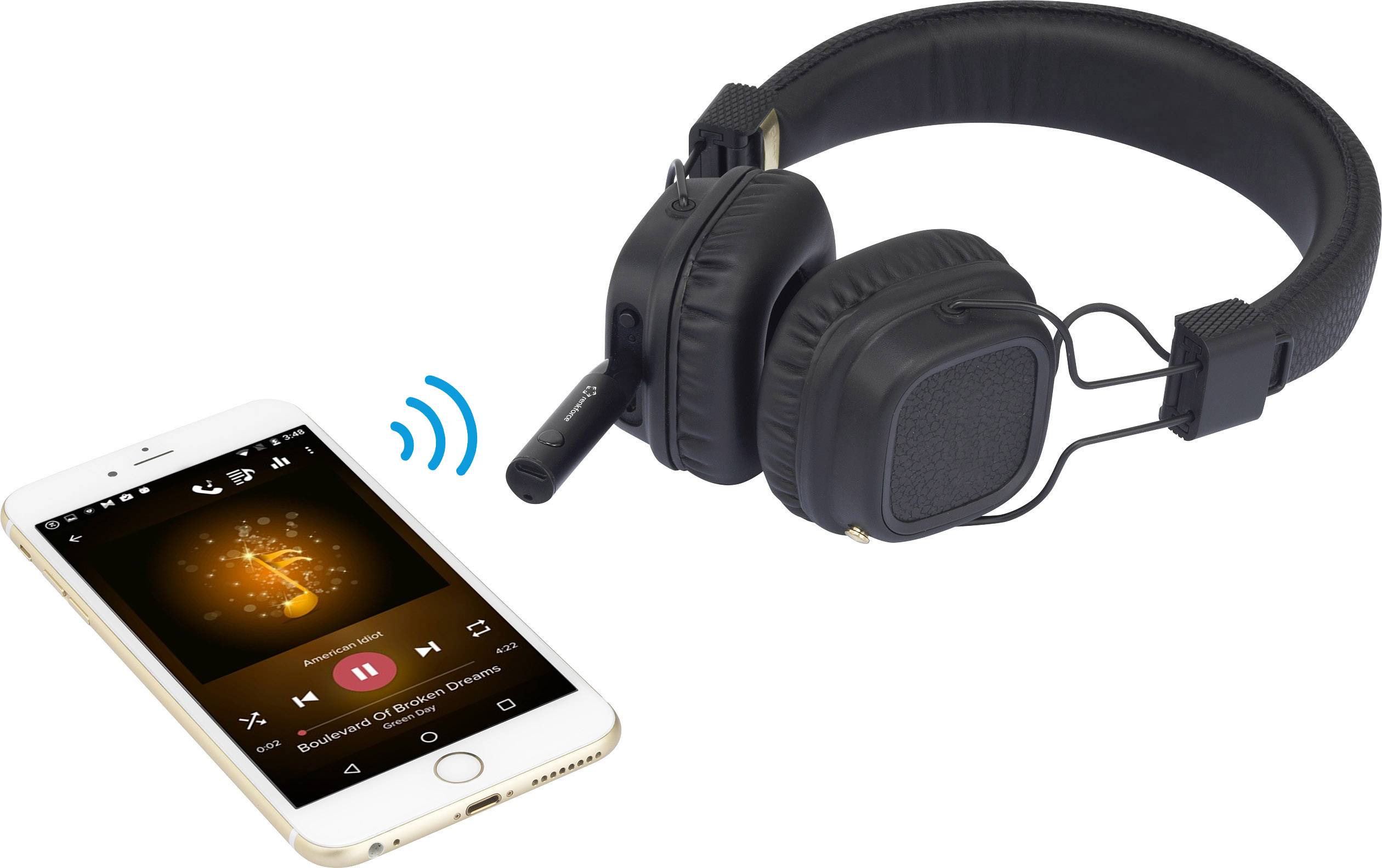Renkforce RF-BTR-1000 Récepteur de musique Bluetooth® Version Bluetooth: A2DP, AVRCP, 5.0 10 m pour casques