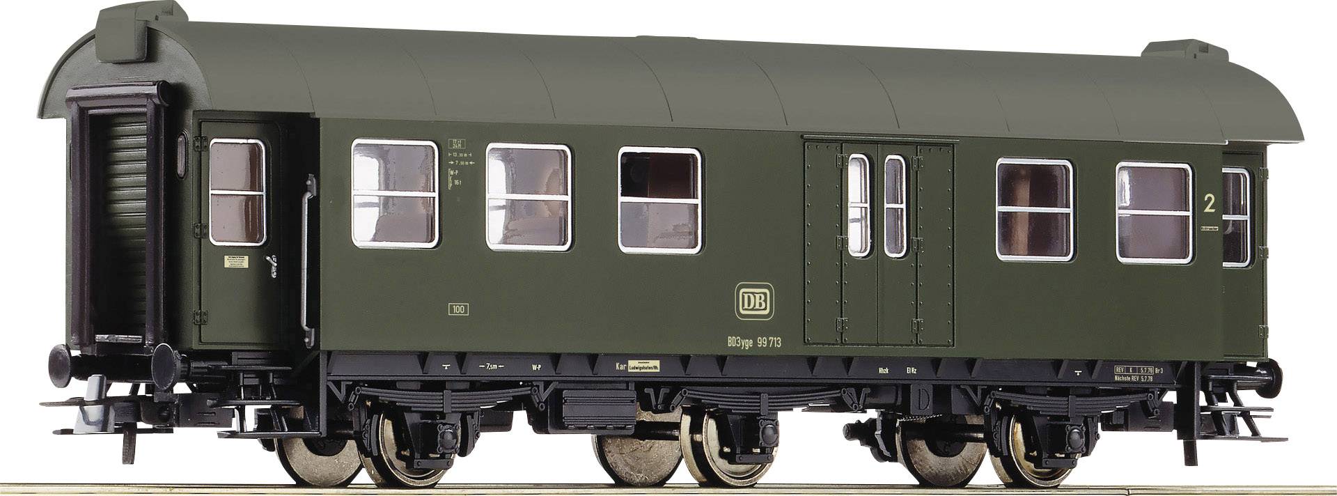 Roco 54293 Voiture H0 de la DB 2ème classe avec compartiment d'emballage