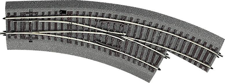 Aiguillage enroulé, à droite (H0) Voie Rocoline (avec ballast) Roco 42557 30 ° 358 mm 1 pc(s)