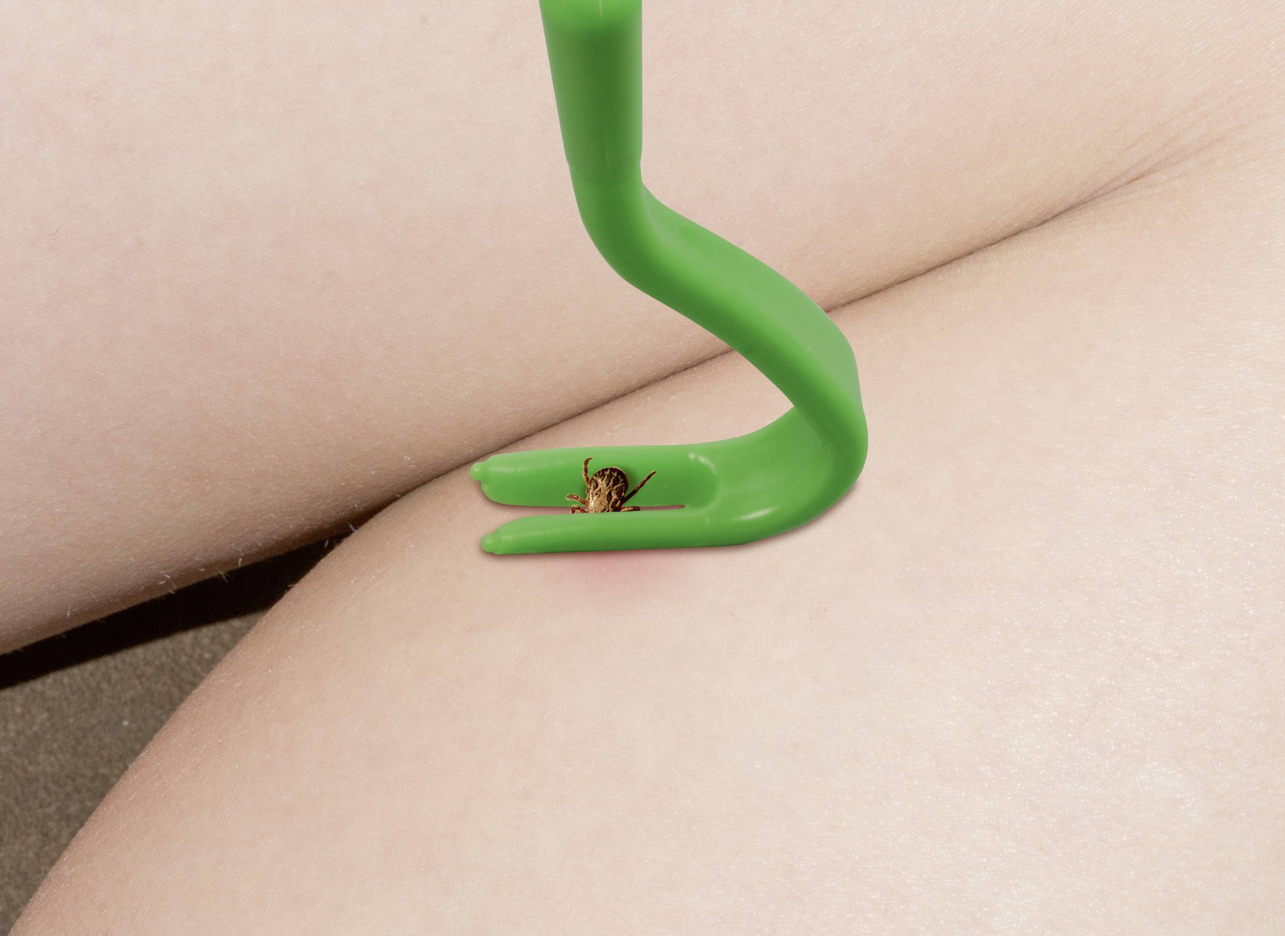 Gardigo Tick Remover Set Pince à tique vert 1 set