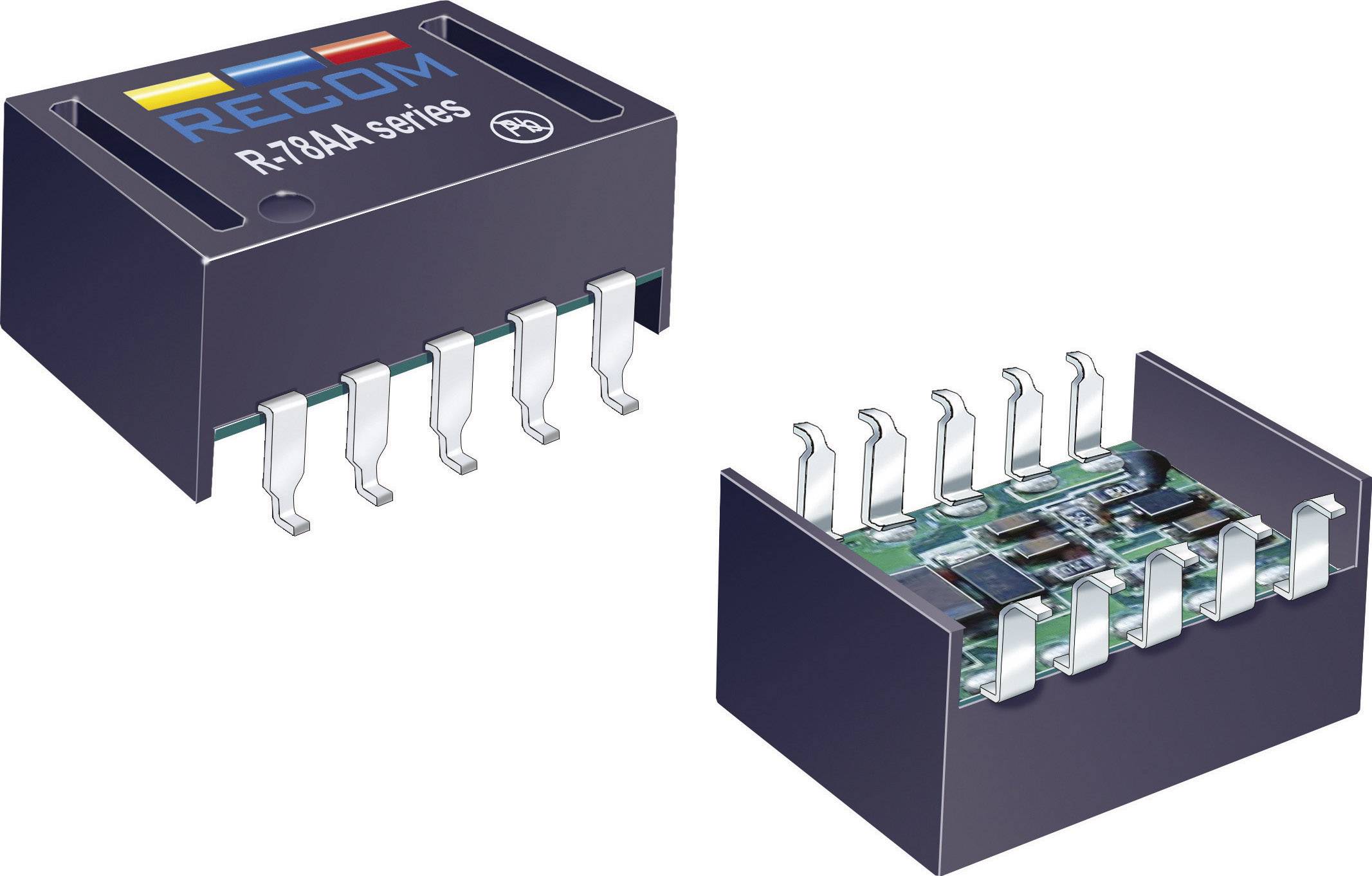 Convertisseur CC/CC CMS RECOM R-78AA5.0-1.0SMD Nbr. de sorties: 1 x 5.5 V/DC 1 A 6 W 1 pc(s)