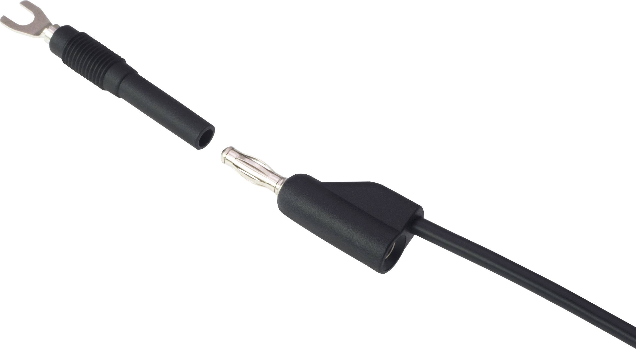 VOLTCRAFT MSK-107 Patin de serrage femelle 4 mm - noir