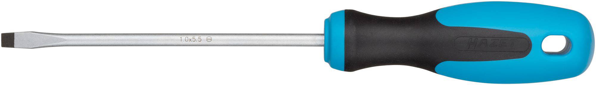 Hazet Tournevis pour vis à fente Largeur de la lame: 4 mm Longueur de la lame: 100 mm