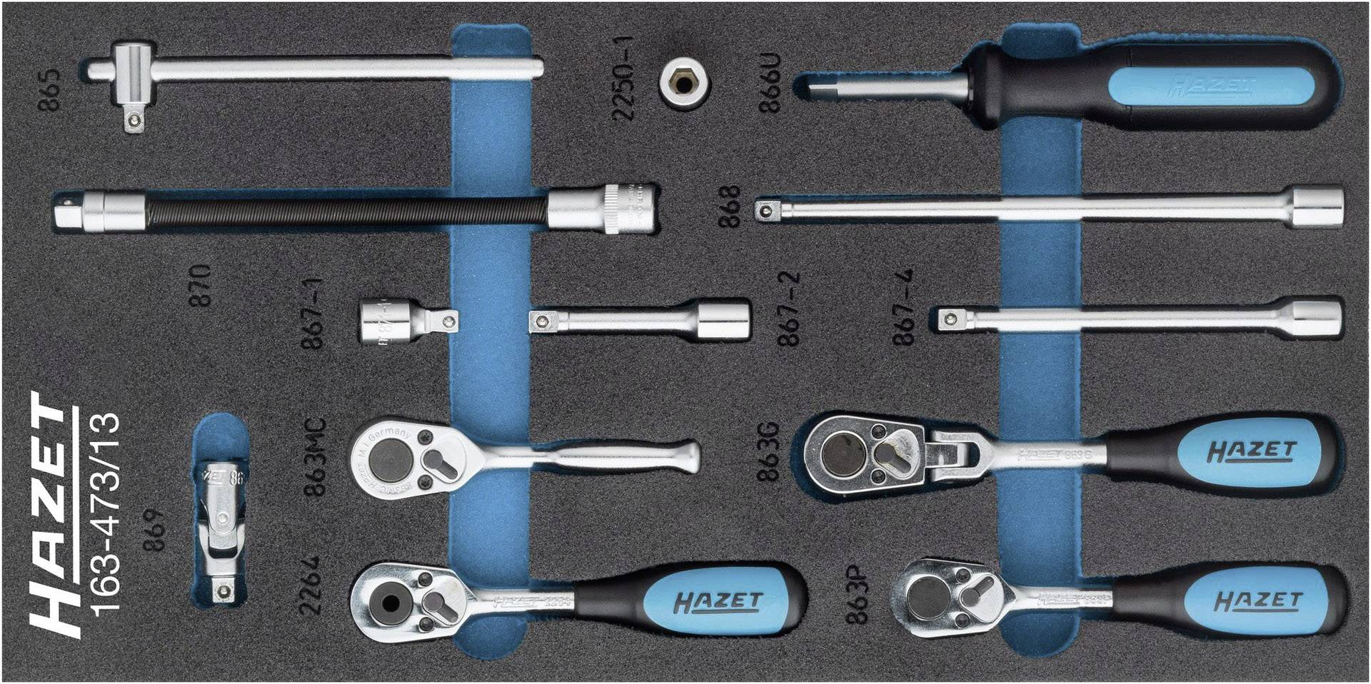 Hazet 163-473/13 Jeu d'outils