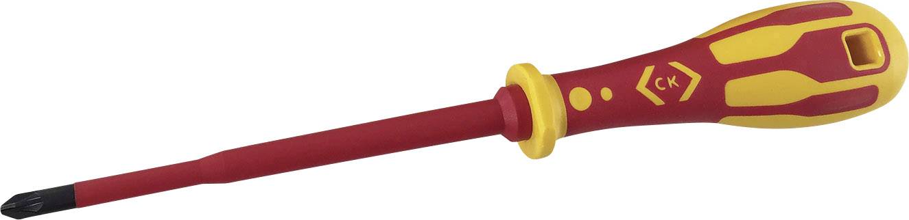 C.K Dextro T49243-2 VDE Tournevis cruciforme PZ 2 Longueur de la lame: 125 mm DIN ISO 8764