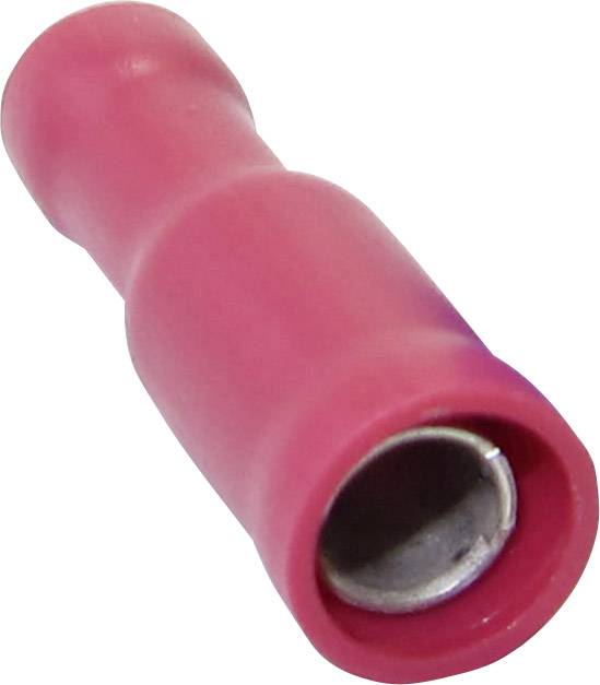 TRU COMPONENTS 1583185 Cosse cylindrique femelle 0.50 mm² 1.50 mm² Ø de la broche: 4 mm partiellement isolé rouge