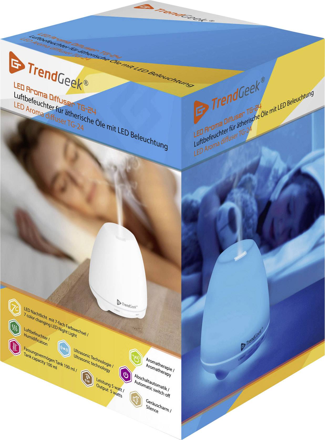 Technaxx TG-24 LED Nébuliseur aromatique