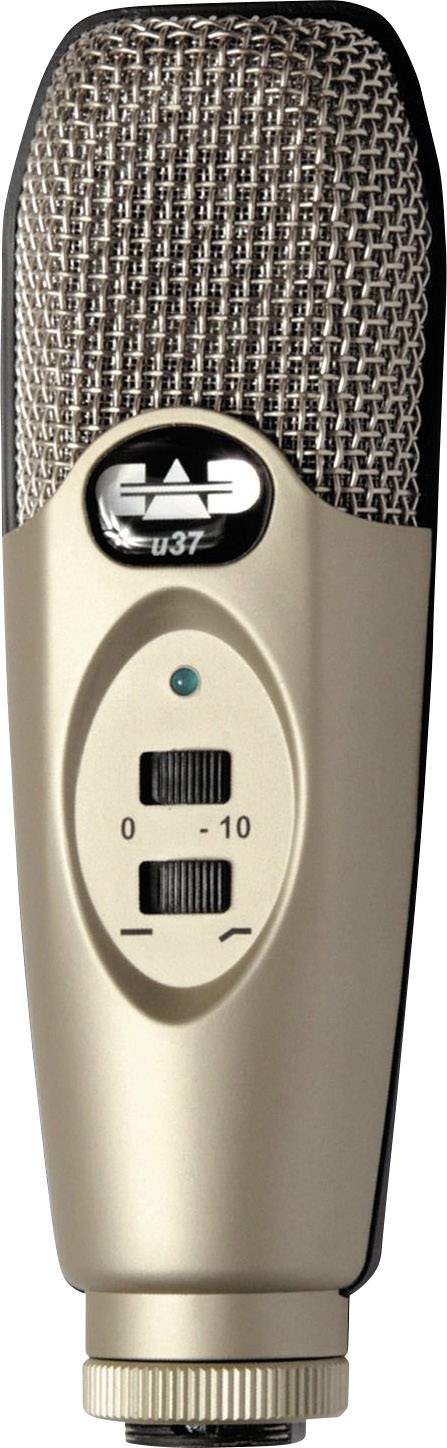 Micro de studio USB CAD Audio U37 USB 1586652 filaire avec câble 1 pc(s)