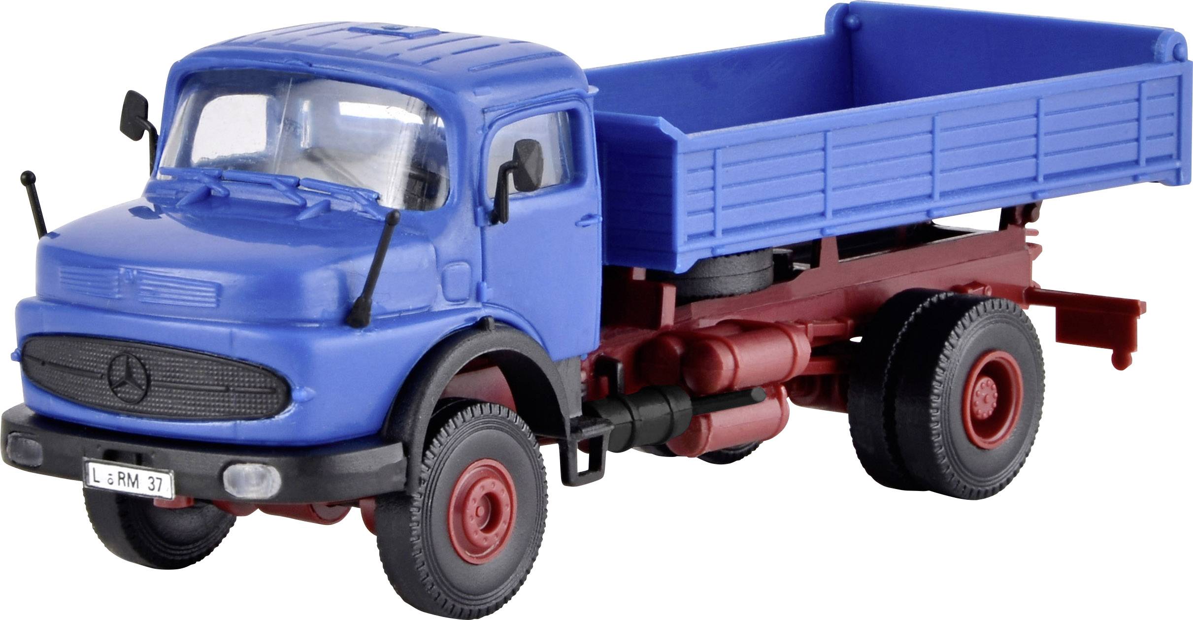 Kibri 14129 H0 Modèle réduit de camion Mercedes Benz Capot rond LAK 1620 Pritche basculante