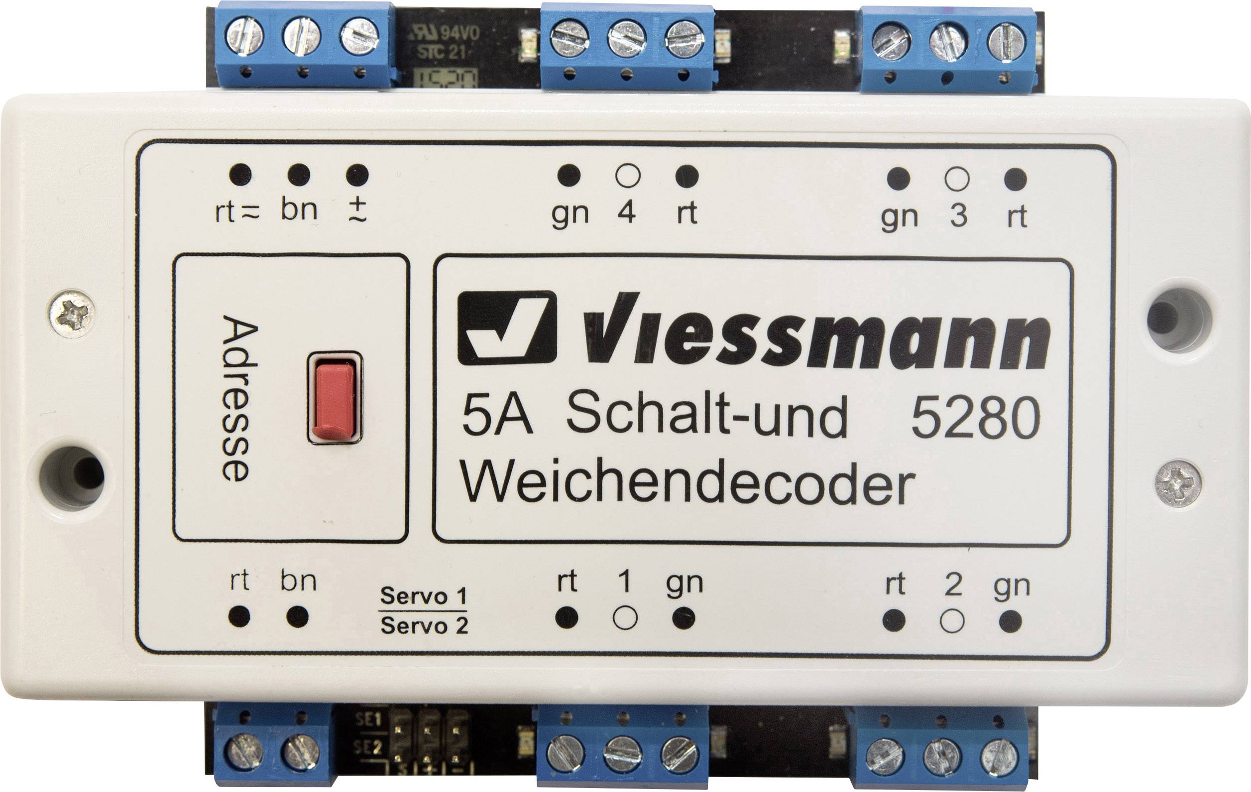 Viessmann Modelltechnik 5280 Décodeur de commutation et d'aiguillage avec module