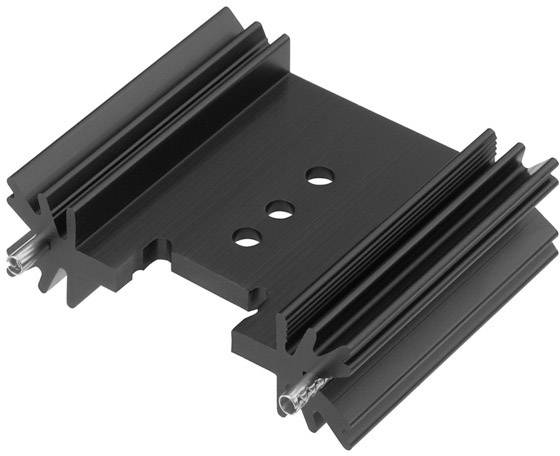 Dissipateur à lamelles TRU COMPONENTS TC-KK409385 TC-KK409385 TO-218, TO-220, TOP-3, SOT-32 7 K/W (L x l x H) 38.1 x 45 x 12.7 mm