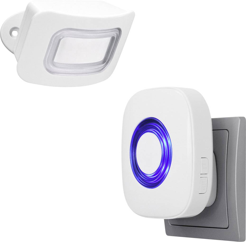 PENTATECH Détecteur de mouvement FD25 blanc jeu 82 dB 34112