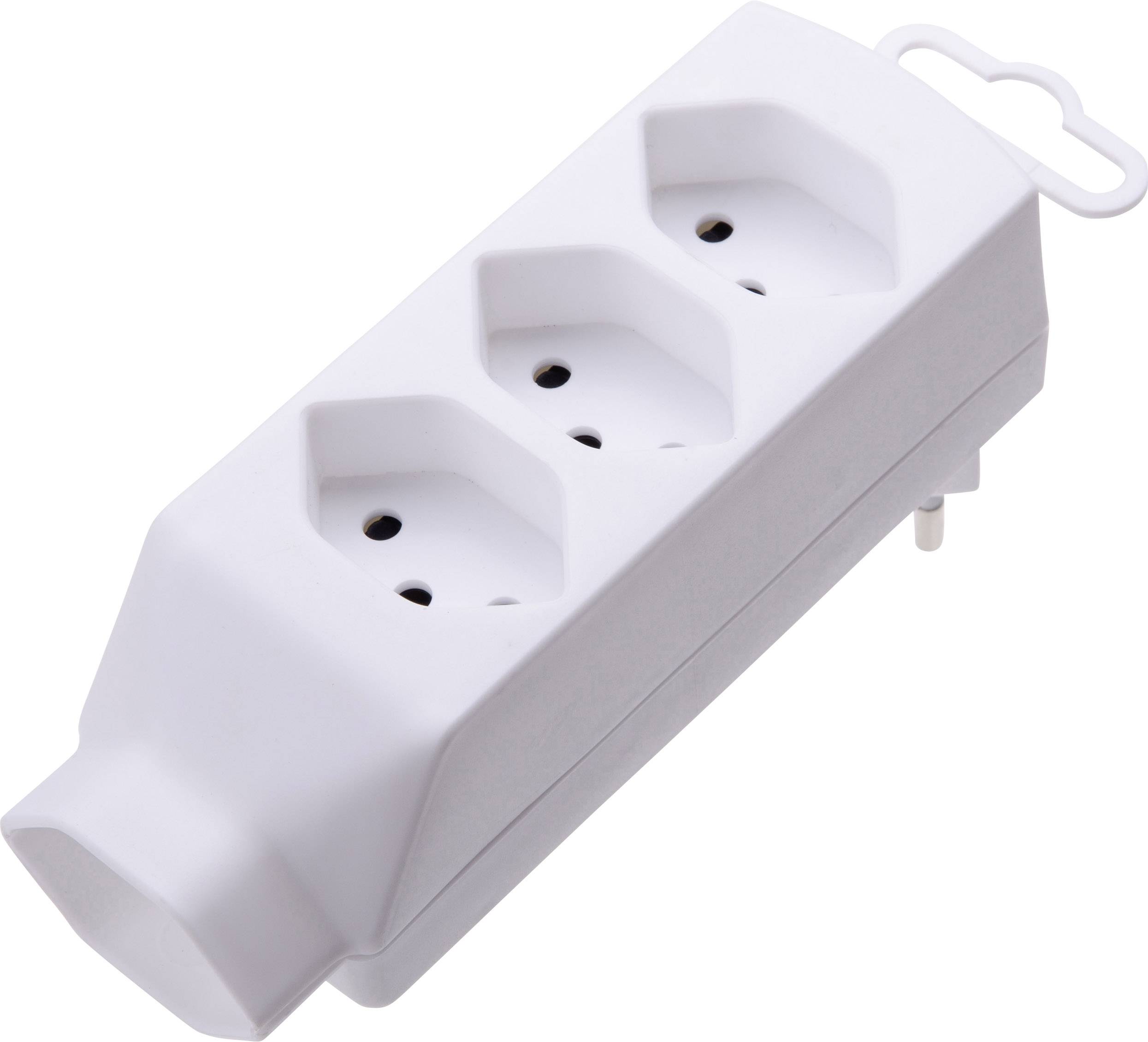 Max Hauri AG 108925 x4 Bloc multiprise blanc