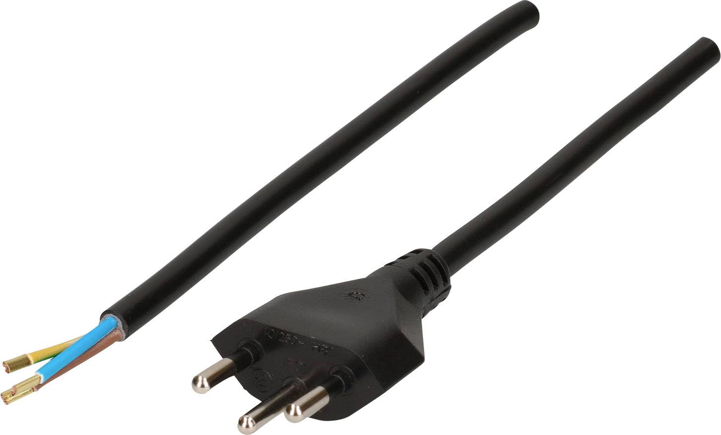 Max Hauri AG 114346 alimentation Cordon électrique noir 3.00 m