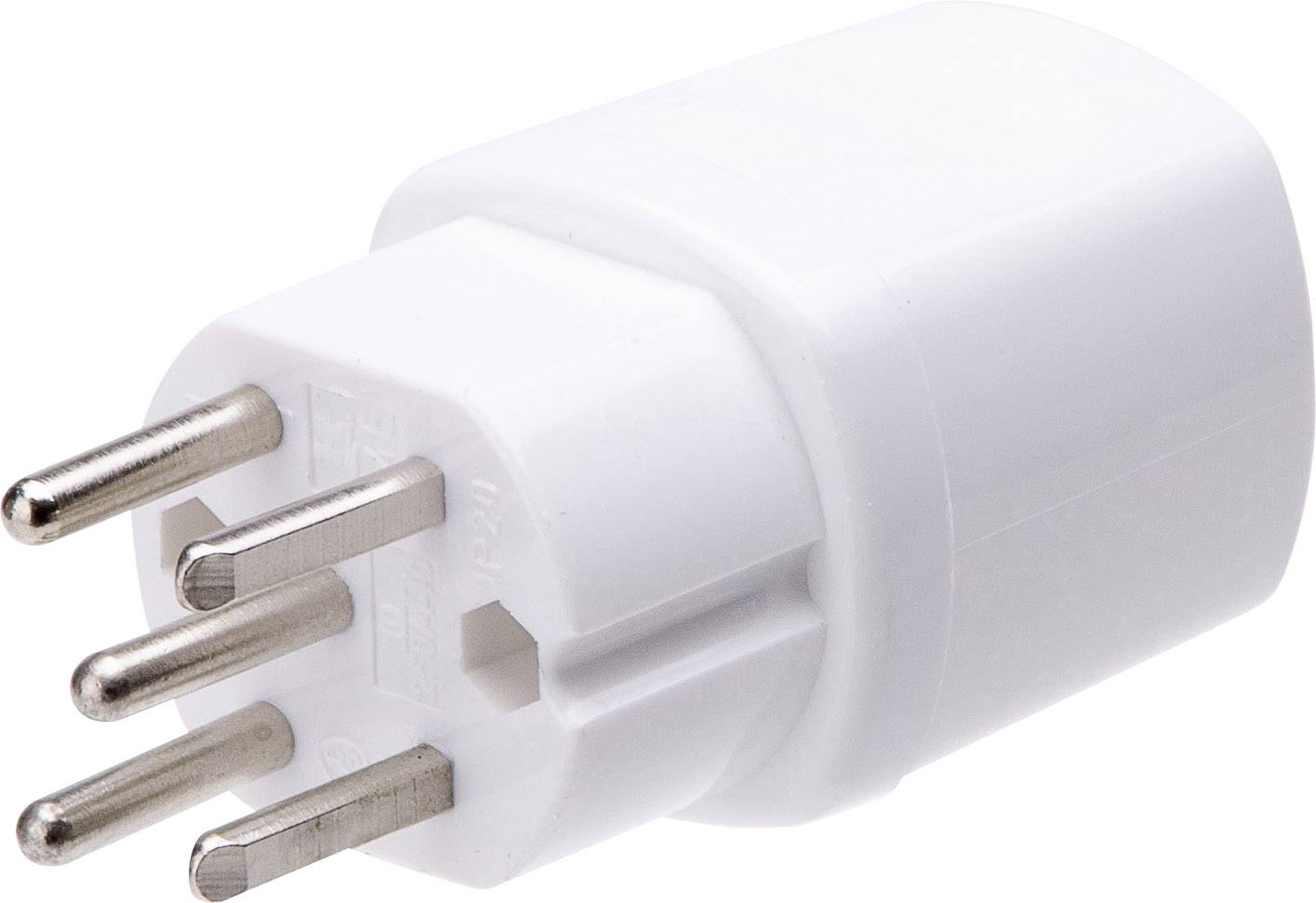 Max Hauri AG 106532 Fiche d'alimentation suisse plastique 400 V blanc