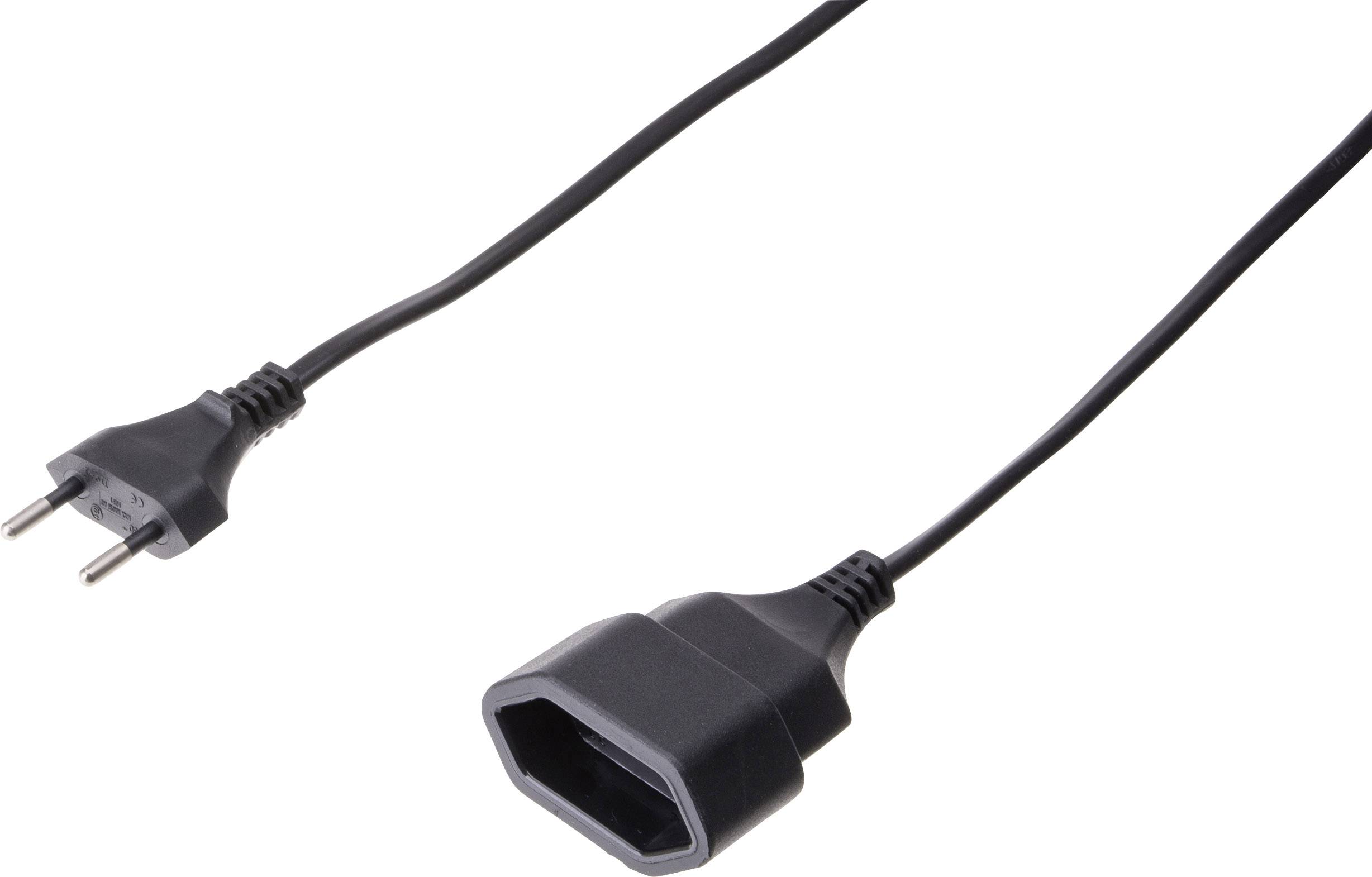 Max Hauri AG 129813 alimentation Rallonge noir 2.00 m