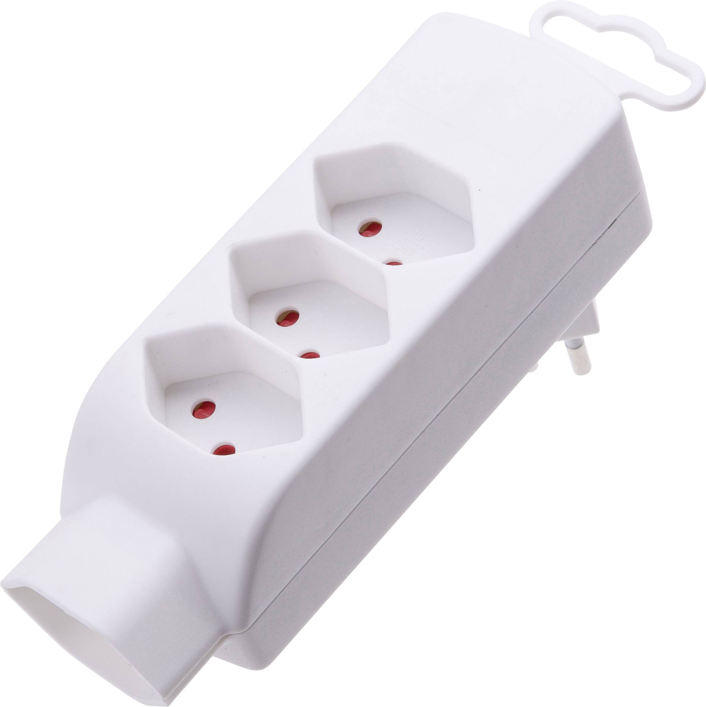 Max Hauri AG 108926 x4 Bloc multiprise blanc