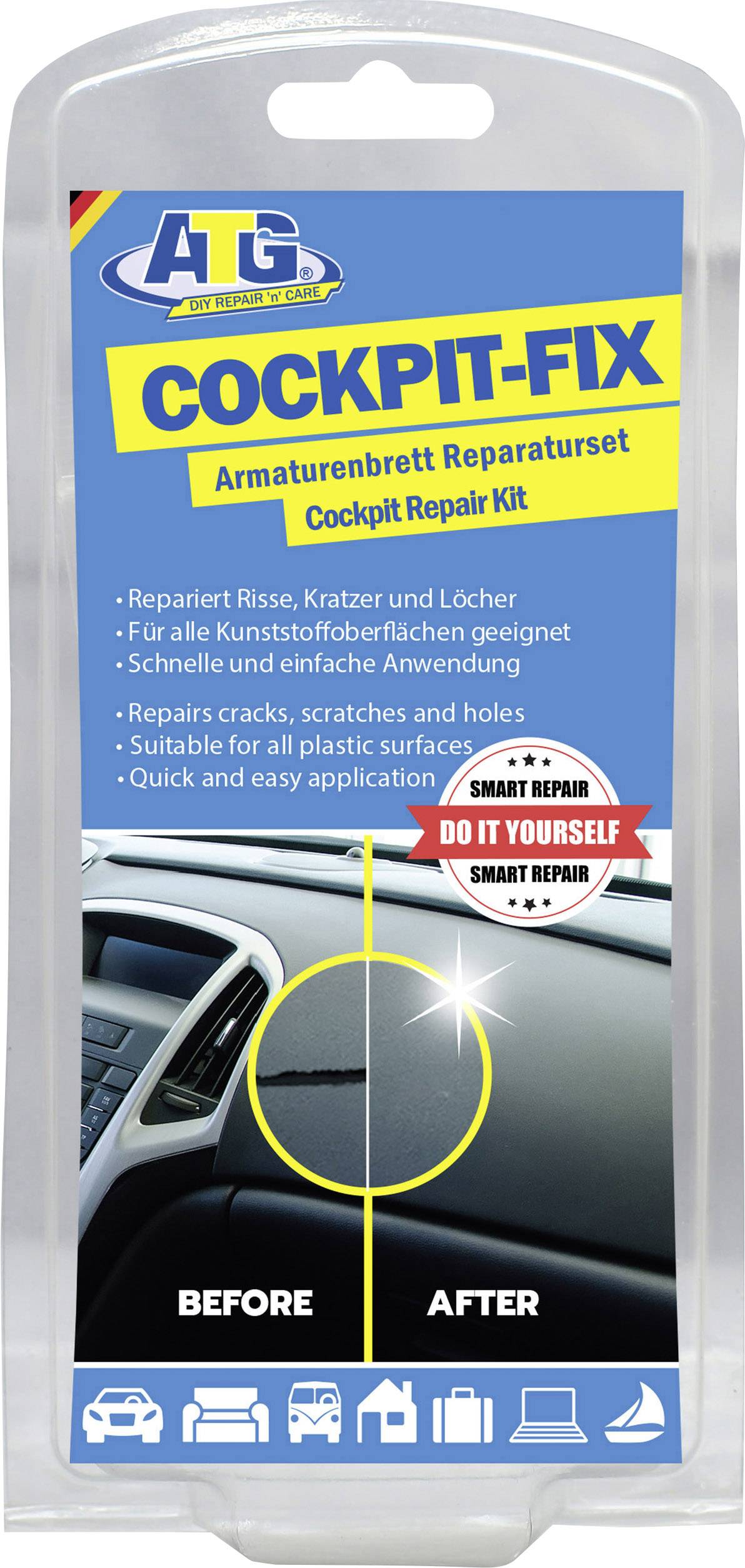ATG ATG006 Set de réparation pour habitacle 1 set