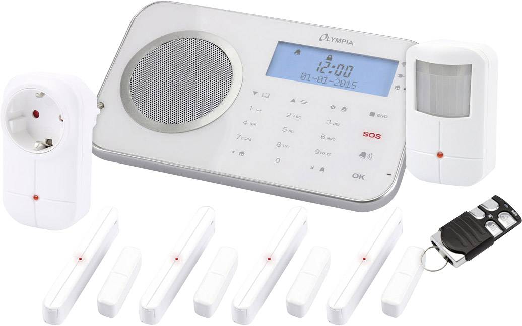 Olympia ProHome 8762 6006 Pack système d'alarme sans fil Pack alarme sans fil + accessoires