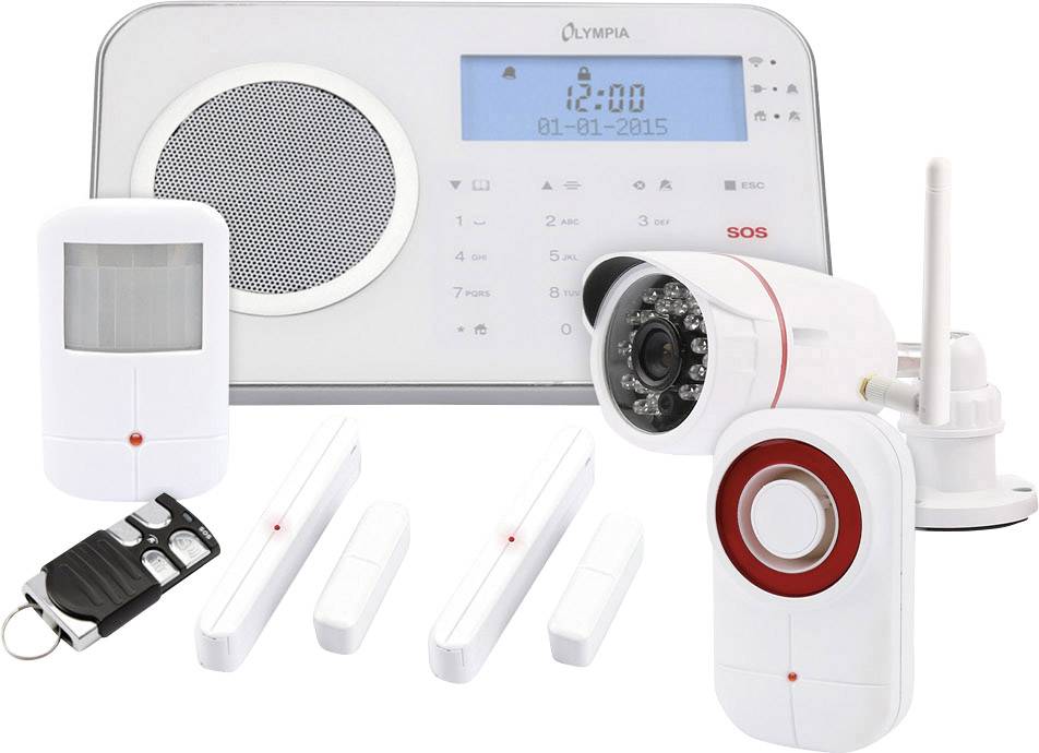Olympia Prohome 8791 6007 Pack système d'alarme sans fil Pack alarme sans fil + accessoires