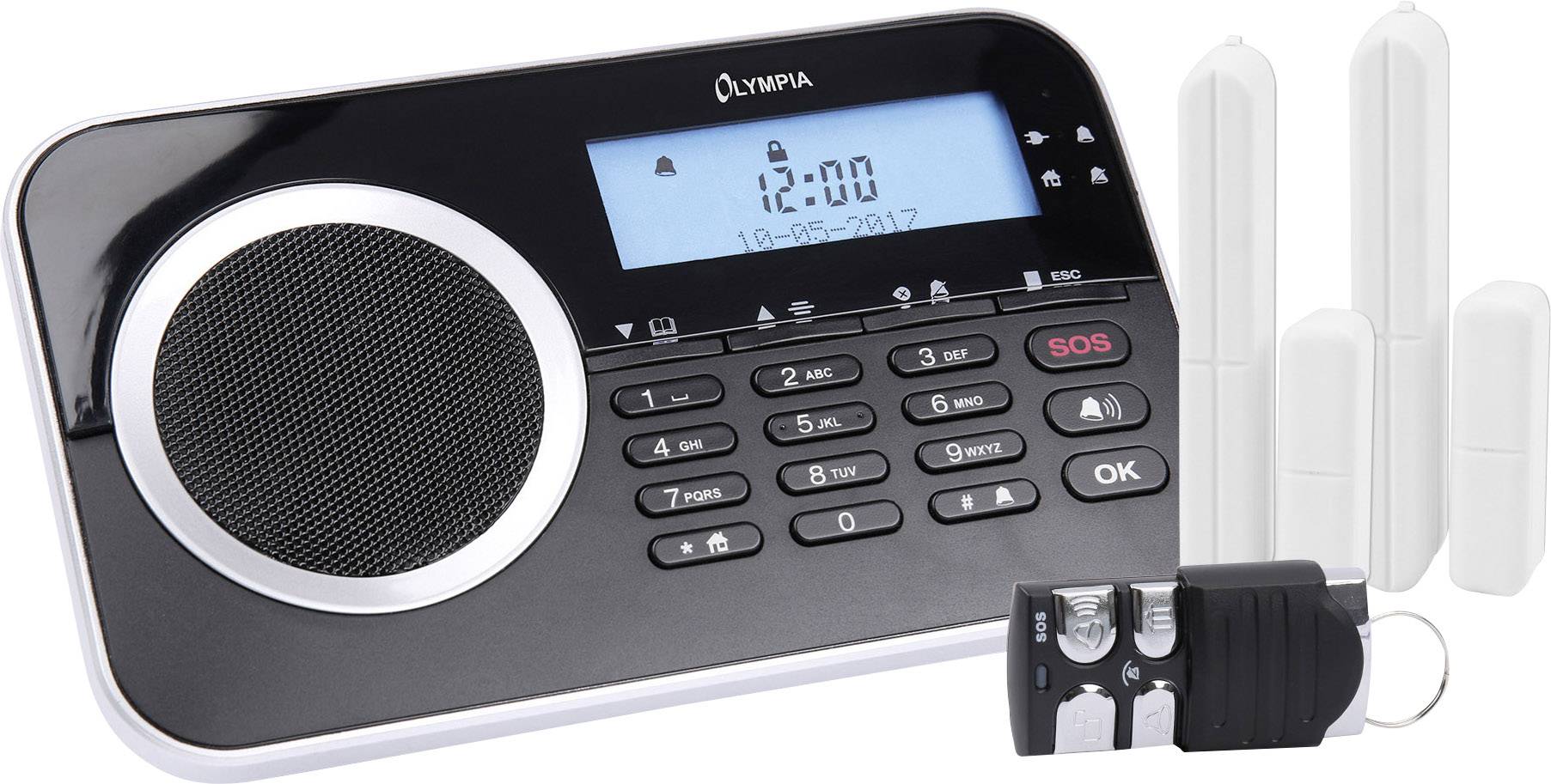 Olympia Protect 9730 6018 Pack système d'alarme sans fil Pack alarme sans fil + accessoires