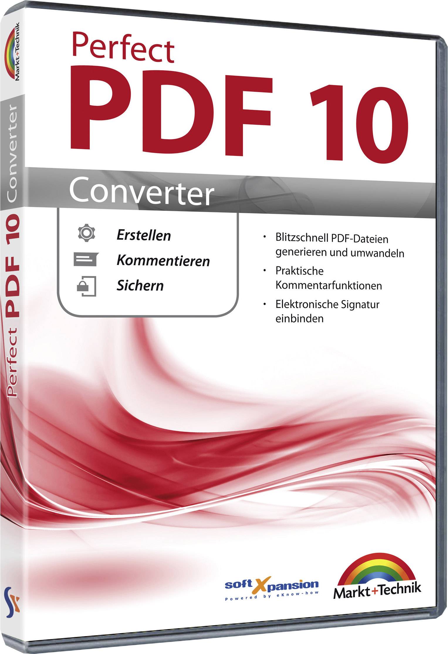 Markt & Technik Perfect PDF 10 Converter version complète, 1 licence Windows Logiciel PDF