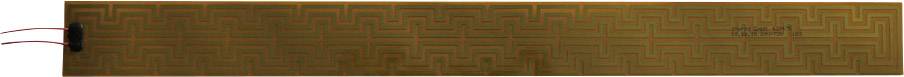 Thermo TECH polyimide Feuille chauffante autocollant 24 V/DC, 24 V/AC 72 W Indice de protection IPX4 (L x l) 475 mm x 43 mm