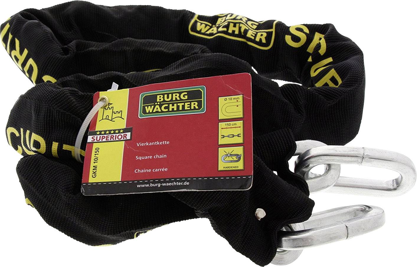 Burg Wächter GKM 10/ 150 Chaîne de sécurité noir