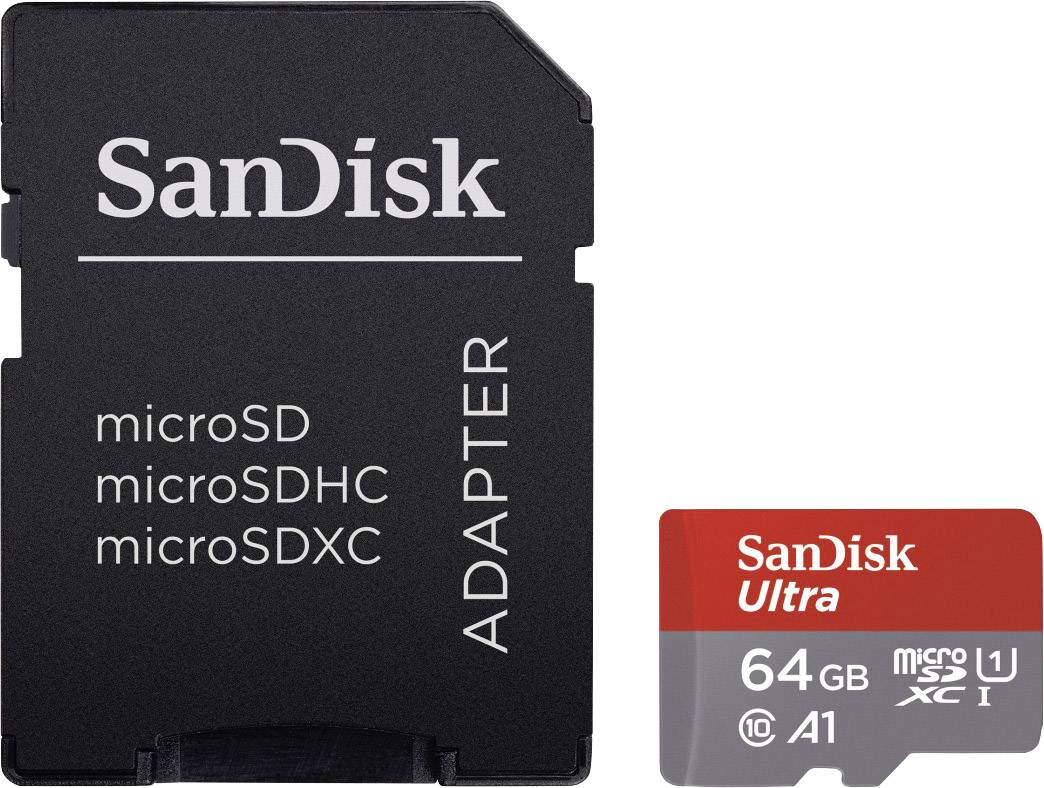 Carte microSDXC SanDisk Ultra® SDSQUAR-064G-GN6MA 64 GB