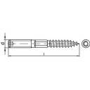 Goujon double filetage TOOLCRAFT 159658 50 pc(s) M12 80 mm acier N/A