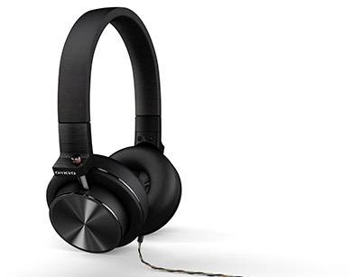 Onkyo H500M Hi-Fi Casque supra-auriculaire filaire noir Audio haute résolution micro-casque