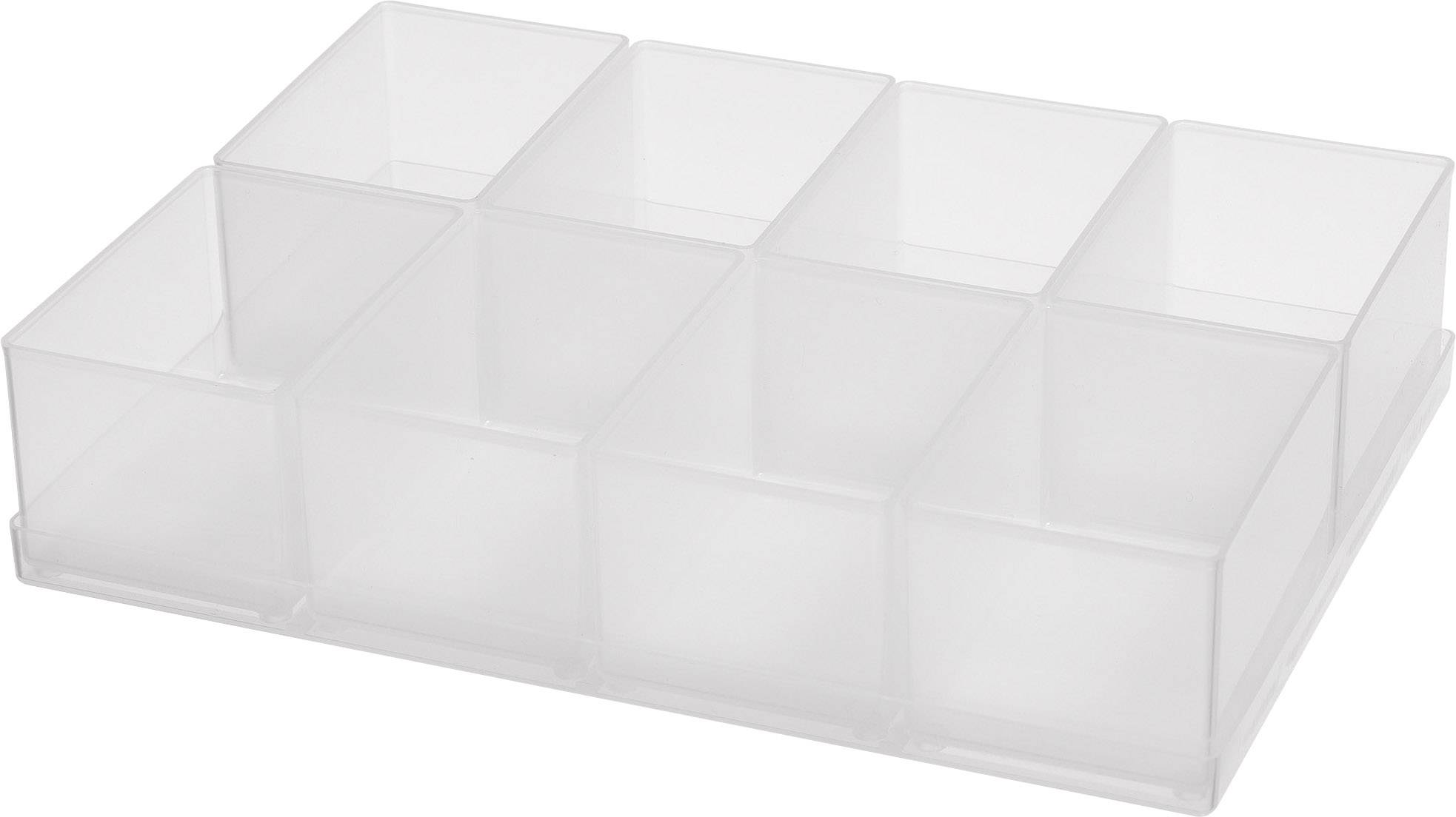 raaco Insert de coffret de rangement (L x l x H) 220 x 160 x 47 mm Nombre de compartiments: 8 Contenu 1 pc(s)