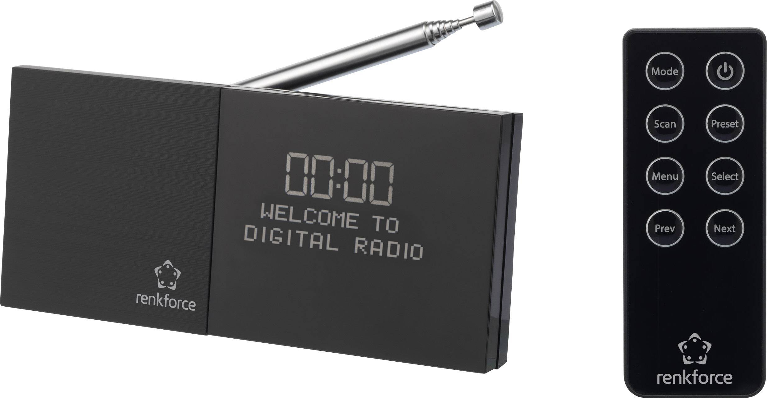 Renkforce RF-DAB-AP Adaptateur radio DAB+, FM noir